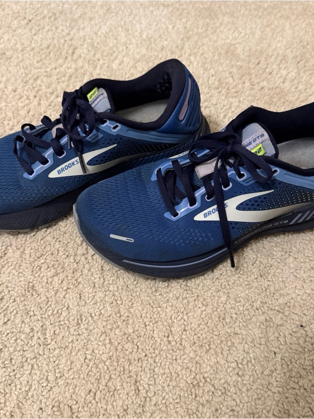 Brooks Navy and Light Blue Men’s Running Shoes